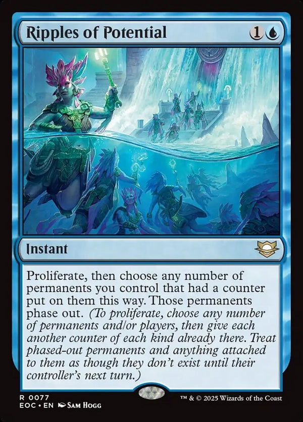 Ripples of Potential - Commander: Edge of Eternities EOC 77 - NM EN - Magic MTG
