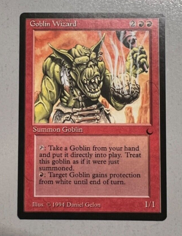 Goblin Wizard - Reserved List The Dark - Near Mint - EN Magic The Gathering MTG