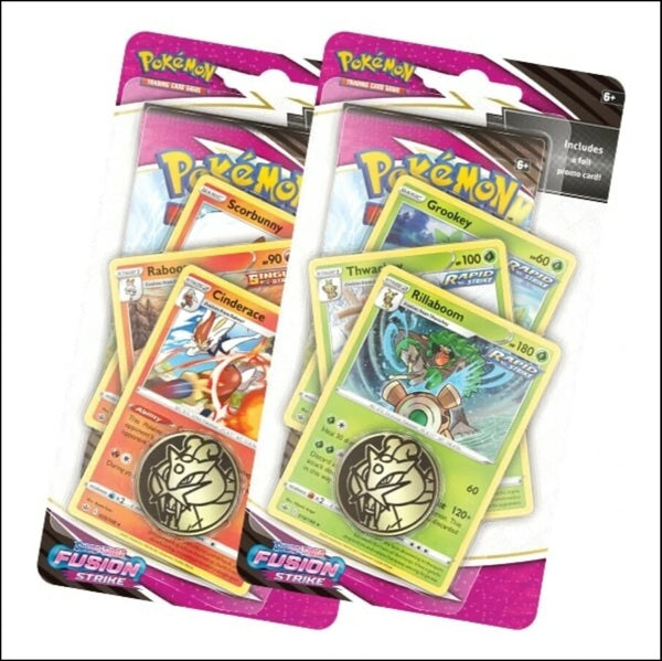 Pokémon - Fusion Strike Premium Checklane Booster Blister x 1 - EN - NEU & OVP