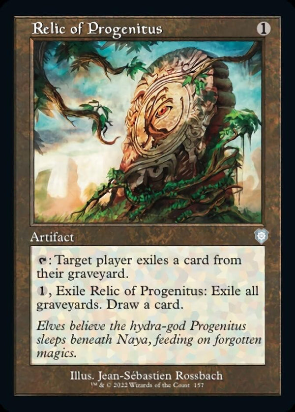 Relic of Progenitus Retro Frame - Commander: Brothers War BRC 157 - EN NM - MTG