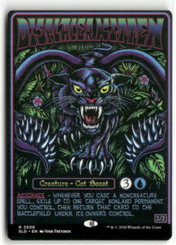 Discplacer Kitten - Secret Lair X Dungeons & Dragons SLD 2506 - NM EN - Magic