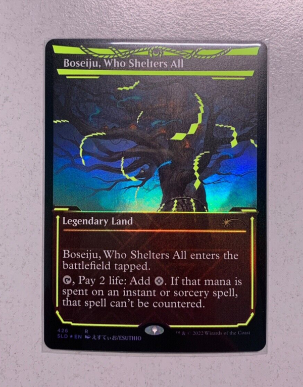 Boseiju, Who Shelters All Neon Foil - Secret Lair SLD 426 - Near Mint EN - MTG