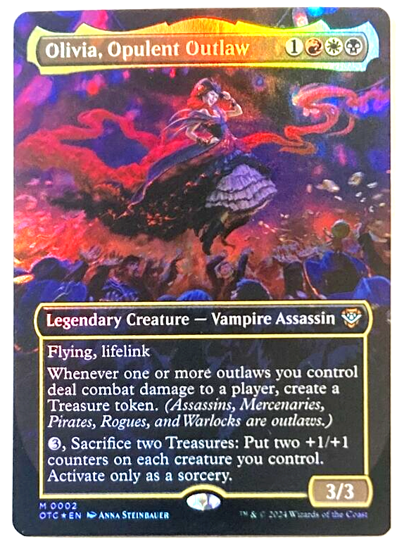 Olivia Opulent Outlaw FA FOIL - Commander Outlaws of Thunder Junction - OTC 2 EN