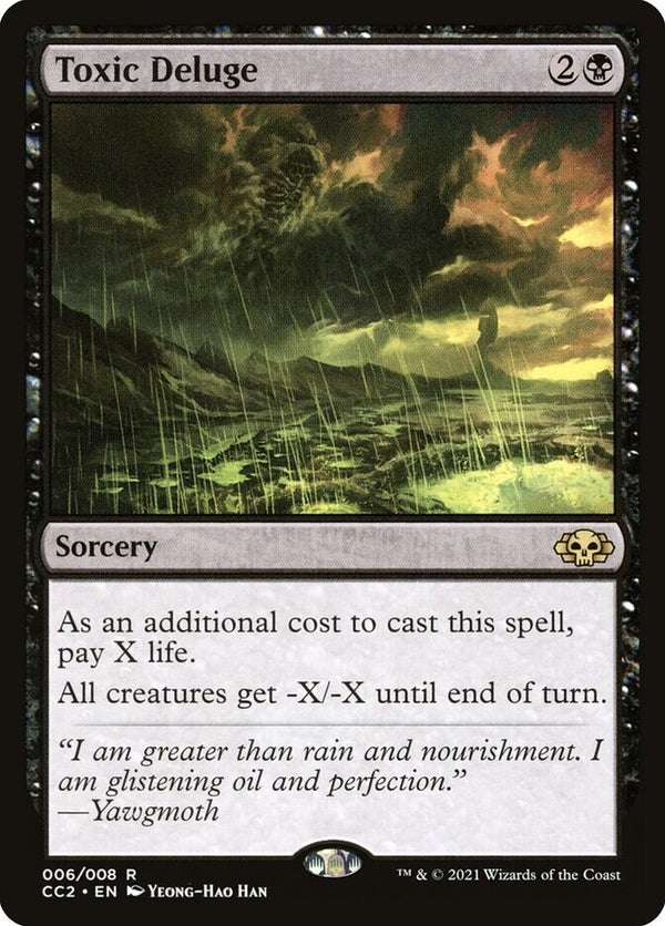 Toxic Deluge - NM EN - Commander Collection Black - CC2 006 - MTG Magic