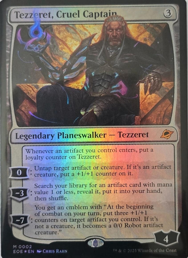 Tezzeret, Cruel Captain FOIL - Edge of Eternities EOE 2 - NM EN - Magic