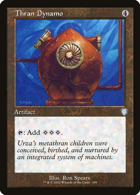Thran Dynamo Retro Frame - Commander: Brothers War BRC 118 - EN NM - MTG Magic