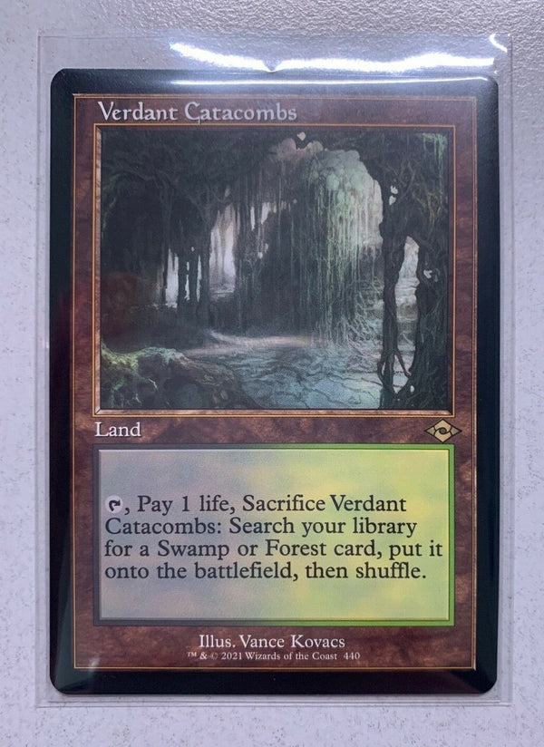 Verdant Catacombs Modern Horizons 2 - Retro Frame - NM - MH2 440 - Fetchland