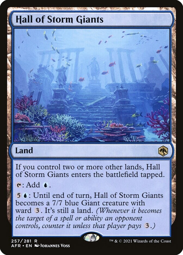 Hall of Storm Giants - Adventures in the Forgotten Realms - AFR 257 - NM EN MTG