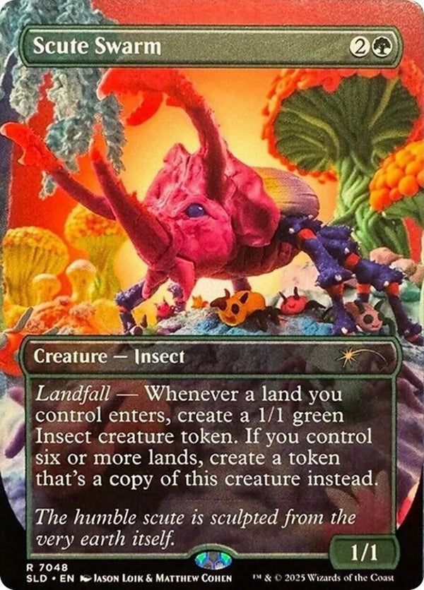 Scute Swarm FOIL Full Art - SLD 7048 Secret Lair Play Doh - EN NM MTG