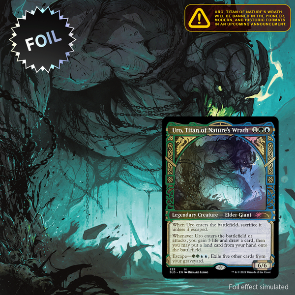 Uro, Titan of Natures Wrath Showcase FOIL - Secret Lair SLD 222 - NM EN - MTG