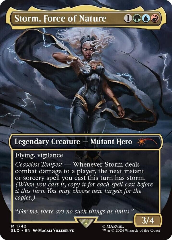 Storm, Force of Nature FA - Secret Lair Marvel SLD 1742 - EN NM MTG