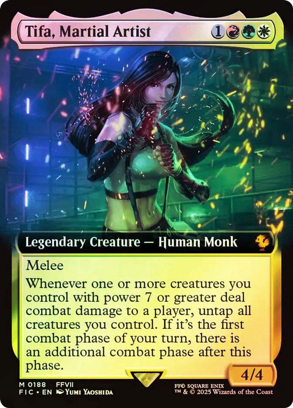 Tifa, Martial Artist Full Art Foil - Commander Final Fantasy FIC 188 EN NM MTG