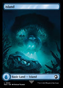 Jurassic World Collection - Island Full Art REX 22 - NM EN - Magic MTG