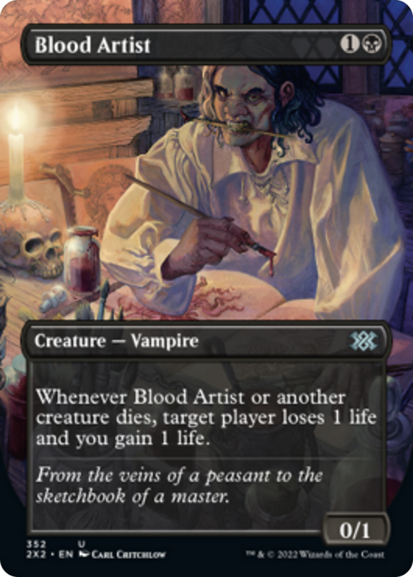 Blood Artist Full Art - Double Masters 2022 2X2 352 - Near Mint - EN - MTG