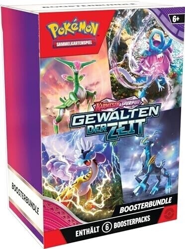 Pokemon - Gewalten der Zeit Boosterbundle 6 Booster DE - NEU OVP SEALED
