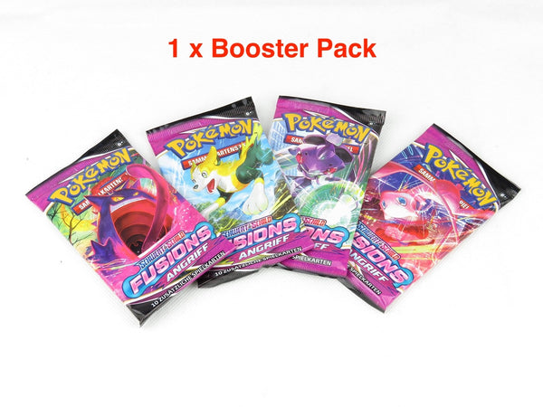 Pokemon - Fusionsangriff Schwert & Schild Booster Pack (1) - DE NEU SEALED