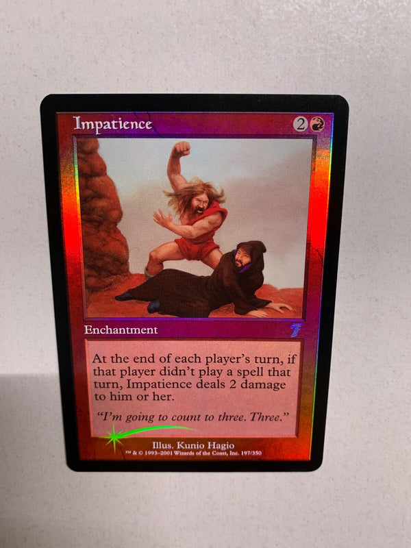 Impatience FOIL  - Siebte Edition - Near Mint NM EN - MTG Magic Karte