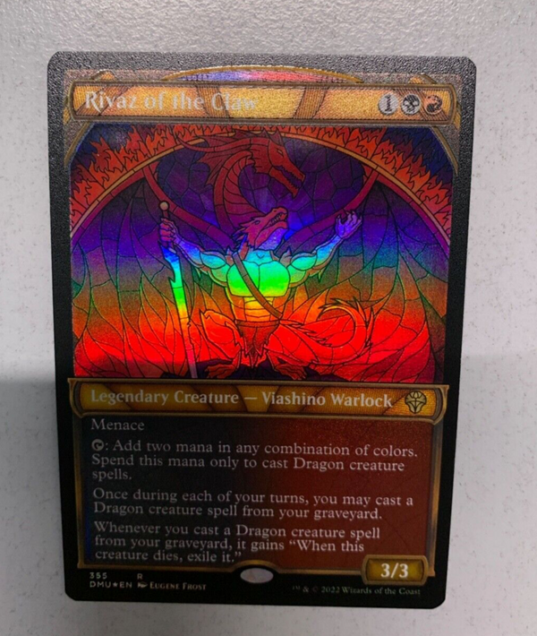 Rivaz of the Claw Showcase Textured Foil - Dominaria United 355 - NM - EN MTG