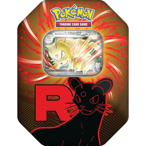 Pokémon - Team Rocket Tin Box Mewtu Snobilikat Nidoking EX (1 x Tin) DE NEU OVP