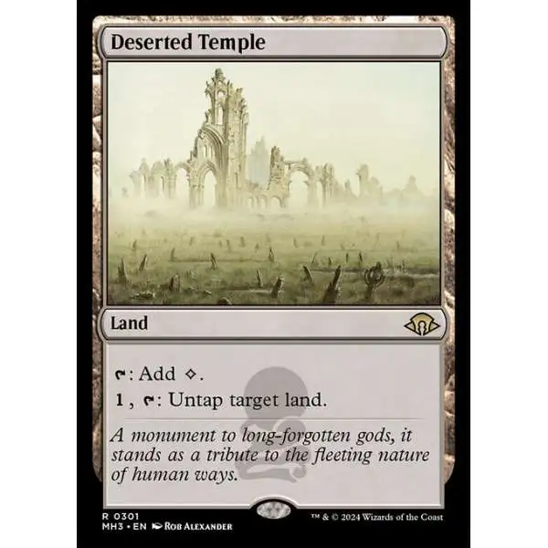 Deserted Temple - MH3 301 Modern Horizons 3 - NM EN - Magic MTG TCG