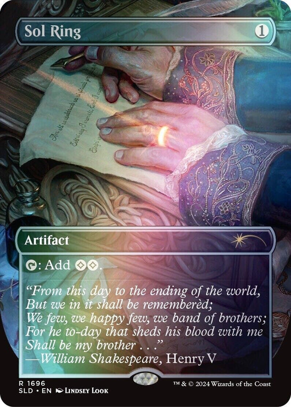 Sol Ring Rainbow Foil Full Art - Secret Lair Drop - SLD 1696 - EN MTG