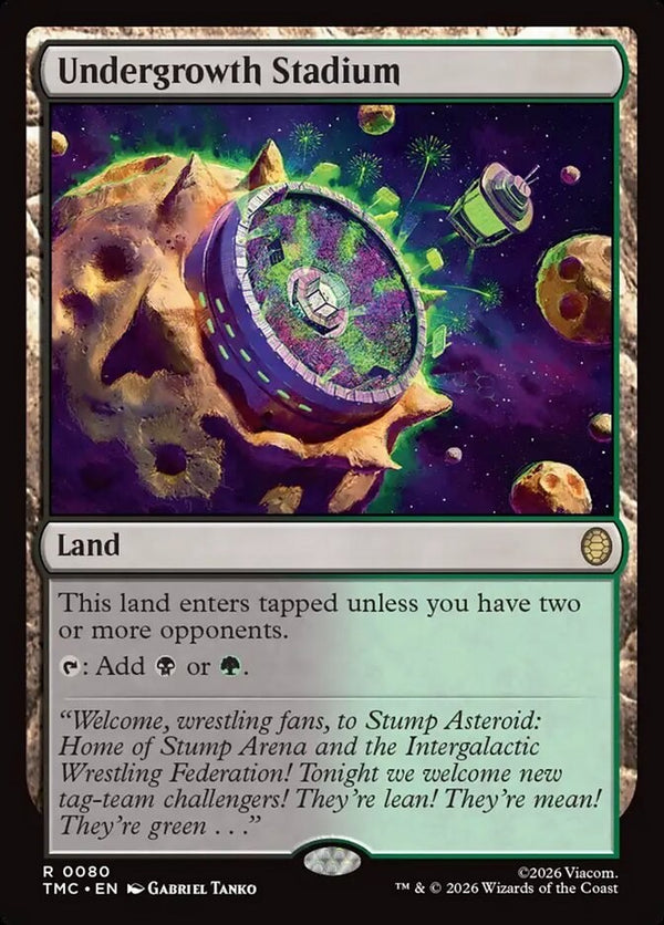 Undergrowth Stadium - Commander TEENAGE MUTANT NINJA TURTLES - TMC 80 EN NM MTG