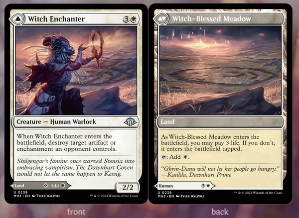 Witch Enchanter / Witch-Blessed Meadow - MH3 239 - NM EN - Magic MTG