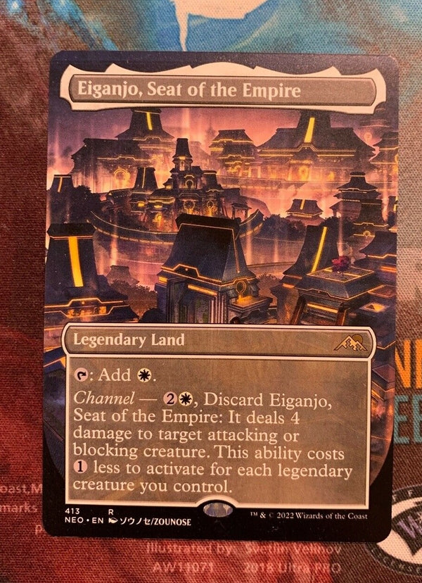 Eiganjo, Seat of the Empire Full Art - NM EN - Kamigawa: Neon Dynasty NEO 413