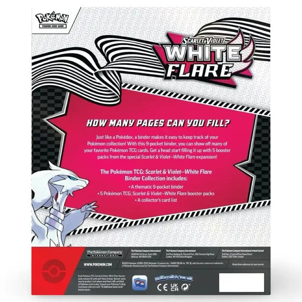Pokémon - White Flare Binder Collection PKM - EN NEU OVP Sealed