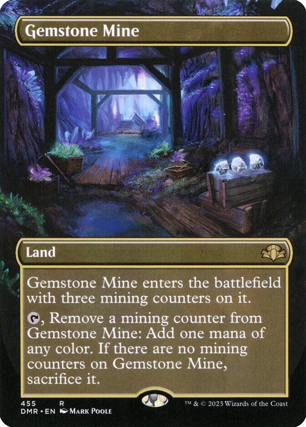 Gemstone Mine Full Art - Dominaria Remastered - DMR 455 Near Mint EN - MTG Magic
