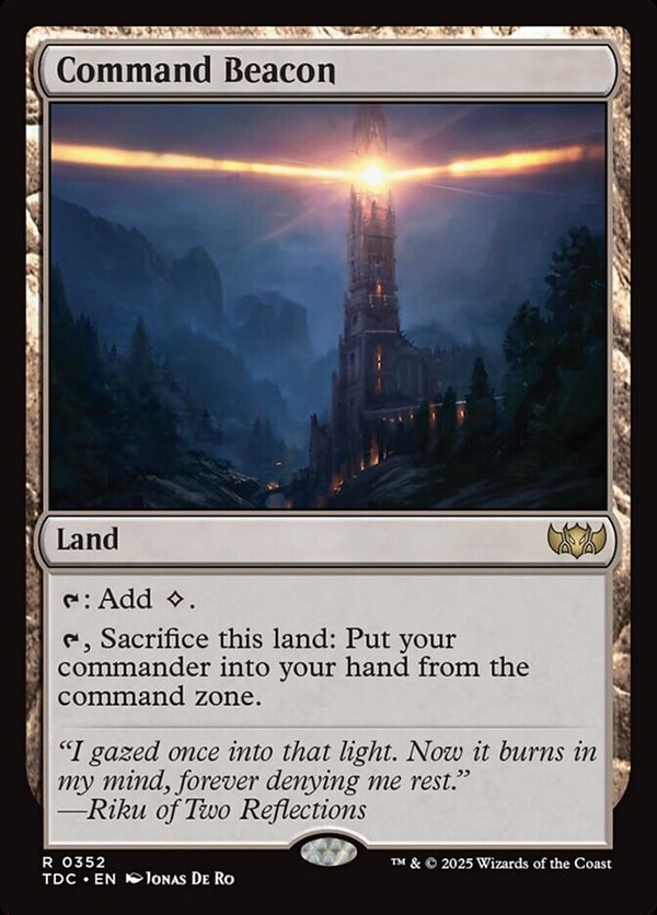 Command Beacon - Commander: Tarkir Dragonstorm TDC 352 - EN NM - Magic TCG