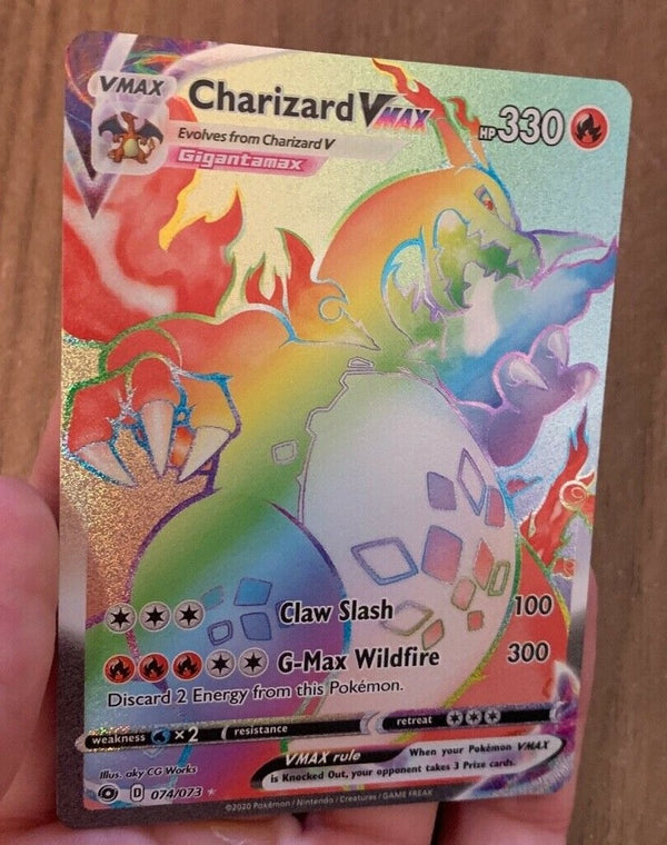 Pokémon - Charizard VMax Secret Rare Champions Path Near Mint CPA 74 - PKM