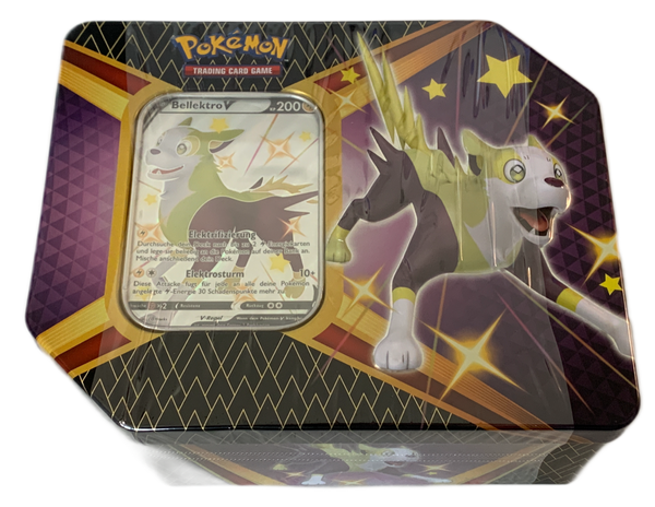 Pokémon - Tin Box V Bellektro Glänzendes Schicksal DE SWSH 4.5 NEU & OVP Sealed