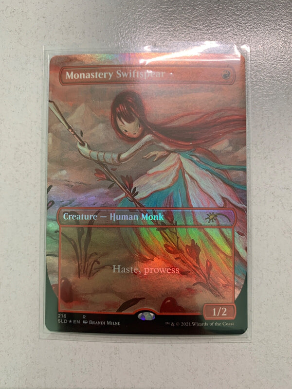 Monastery Swiftspear FA FOIL - Secret Lair Valentines Day SLD 216 - NM EN - MTG