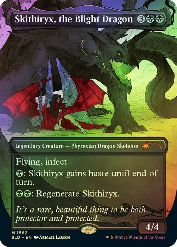 Skithiryx, the Blight Dragon Full Art FOIL Secret Lair SLD 1562 - NM EN - Magic
