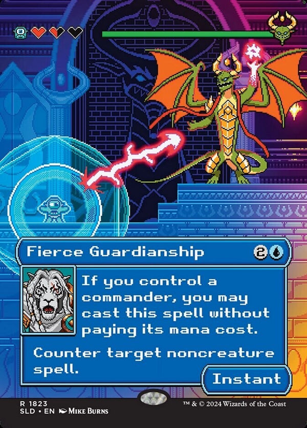 Fierce Guardianship FA - Secret Lair Pixel Perfect SLD 1823 - EN NM Magic