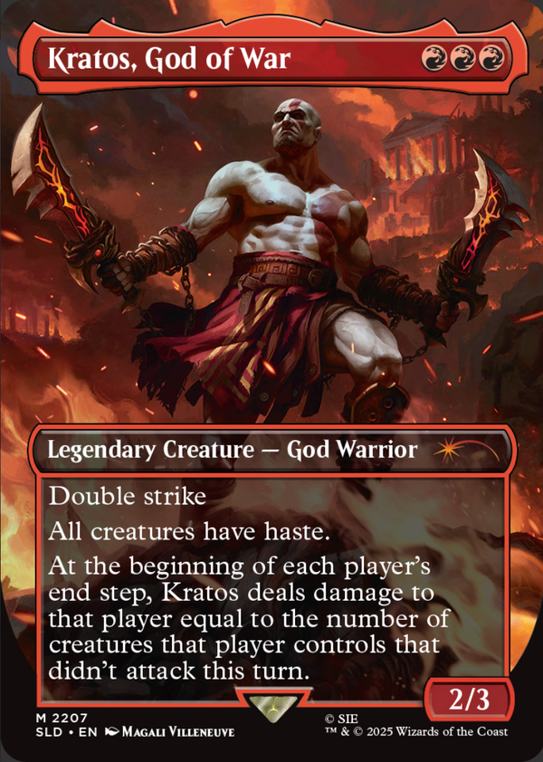 Kratos God of War Full Art - Secret Lair x God of War SLD 2207 - EN NM