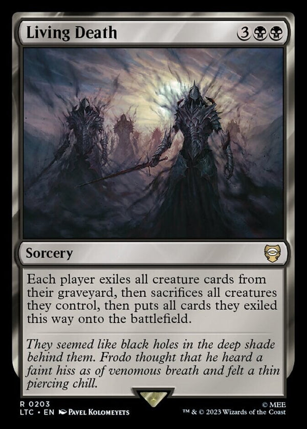 Living Death - Commander: Lord of The Rings - LTC 203 - EN NM - MTG Magic