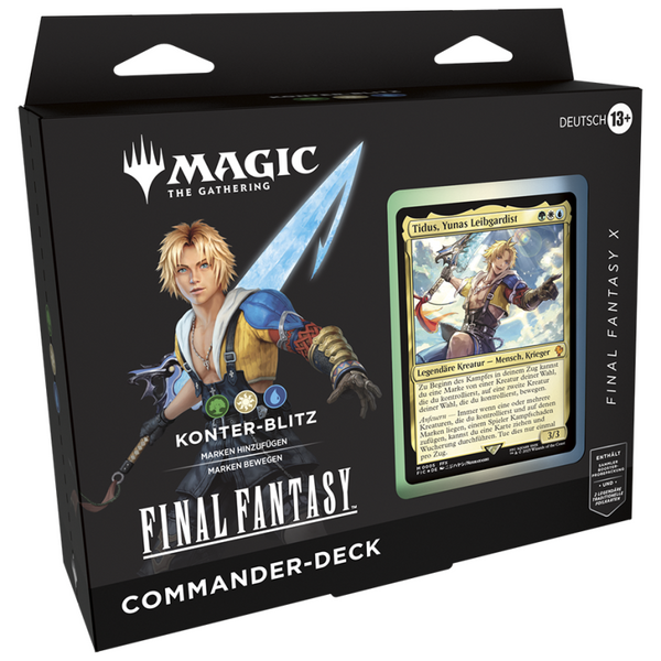 Konter - Blitz Final Fantasy X Commander Deck DE - NEU OVP SEALED Magic MTG