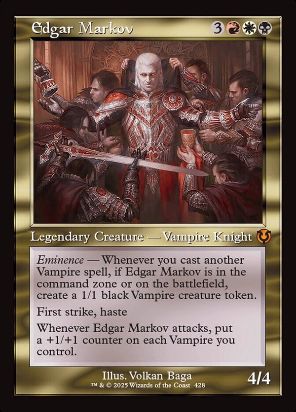 Edgar Markov Old Border FOIL - INR 428 Innistrad Remastered - EN NM
