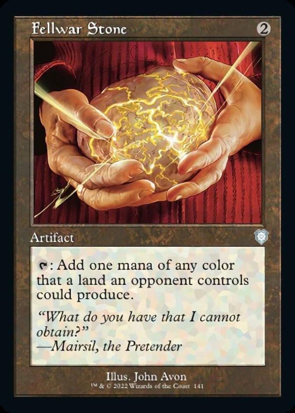 Fellwar Stone Retro Frame - Commander: Brothers War BRC 141- EN NM - MTG
