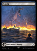 Jurassic World Collection - Swamp Full Art REX 23 - NM EN - Magic MTG