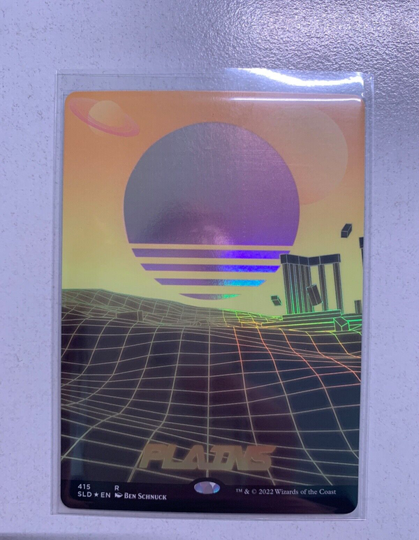 Plains / Ebene FOIL Full Art  - Secret Lair Shades Not Included SLD 415 - MTG