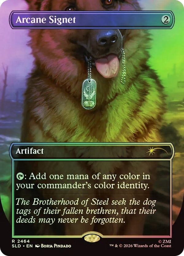 Arcane Signet FOIL - Secret Lair X Fallout SLD 2464 - EN NM - MTG Magic