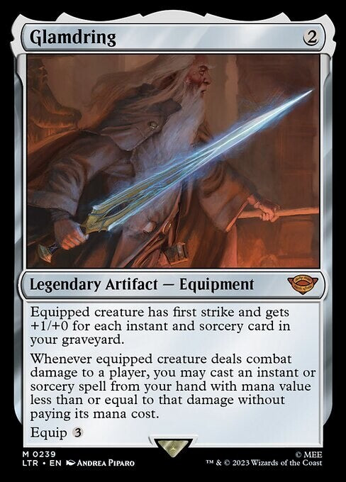 Glamdring - Lord Of The Rings: Tales of Middle Earth - LTR 0239 - EN NM - MTG