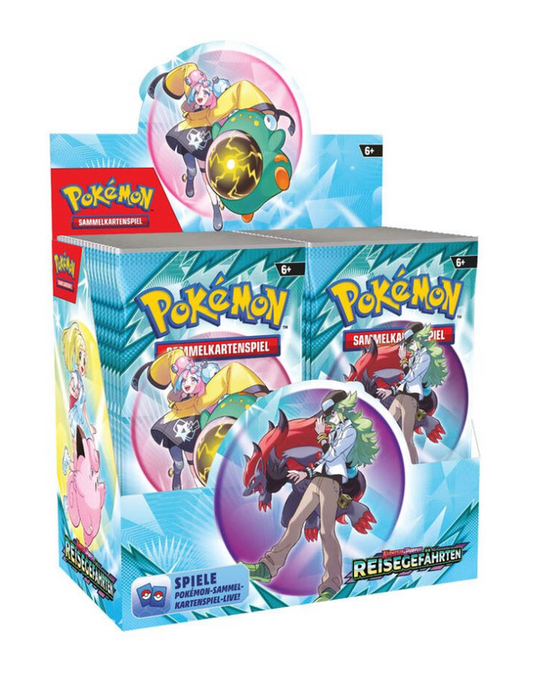 Pokémon - Reisegefährten SV09 Display Booster Box (36 Booster) DE NEU OVP SEALED