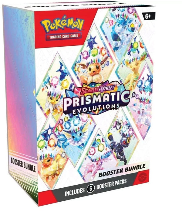 Pokemon - Prismatic Evolutions Booster Bundle (6 x Packs) - EN NEU OVP SEALED