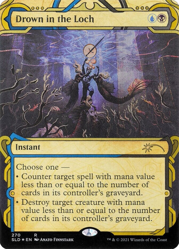Drown in the Loch Showcase Full Art - Secret Lair SLD 270 - EN - NM Magic MTG