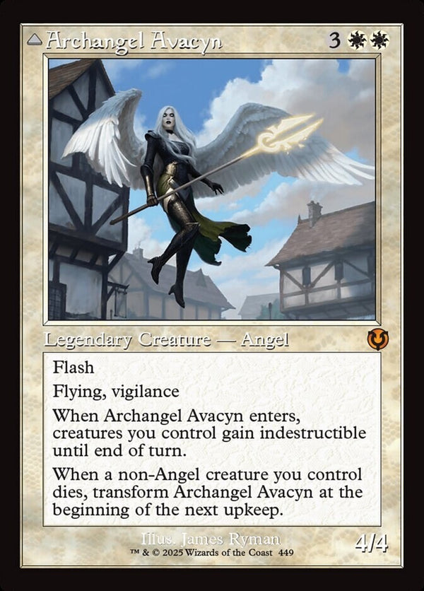 Archangel Avacyn / the Purifier Old Border - INR 449 Innistrad Remastered EN NM