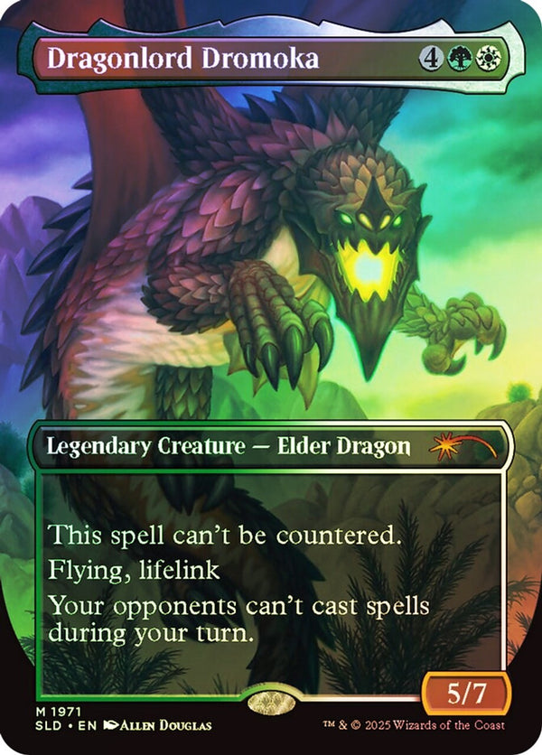 Dragonlord Dromoka Full Art FOIL - Secret Lair SLD 1971 - EN NM - Magic